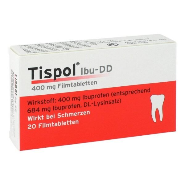 Tispol Ibu-DD is an anti-inflammatory, analgesic and antipyretic agent.