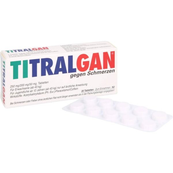 Titralgan is used for mild to moderate pain and fever.