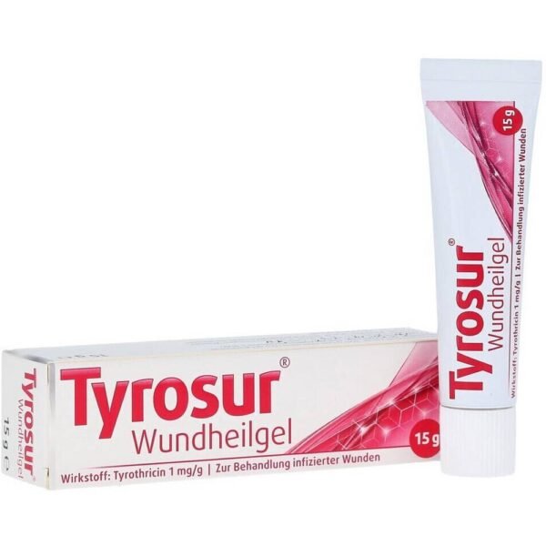Tyrosur provides an antibacterial action and enhances the preservation of the blood vessels.