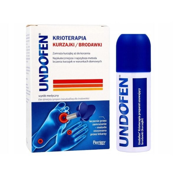 Undofen Cryotherapy, an aerosol for warts freezes the wart to the very root.
