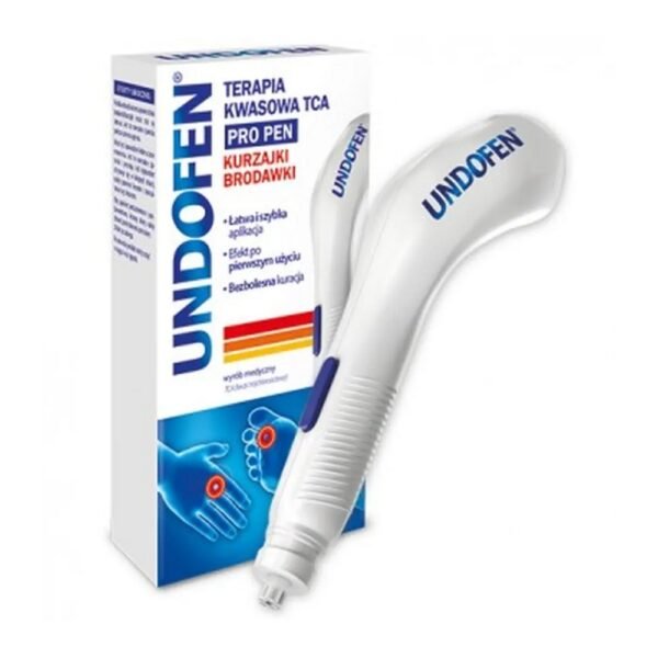 Undofen Pro Pen Acid Therapy TCA gel, 1 applicator, effectively and painlessly removes warts.