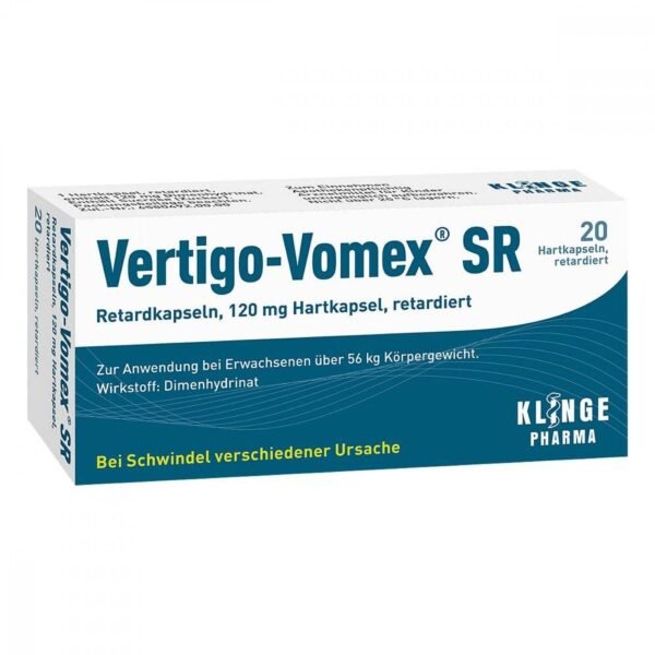 Vertigo-Vomex SR for symptomatic treatment of elderly patients with dizziness of various origins.