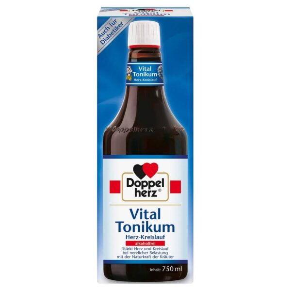 Vital Tonic Cardiovascular strengthens the heart and improves blood circulation in case of nervous stress.