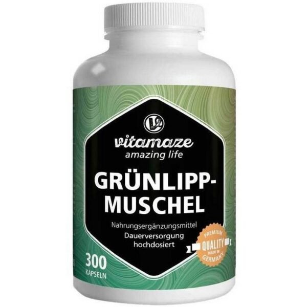 Vitamaze Green Lipped Mussels New Zealand seafood with trace elements, minerals and omega-3.