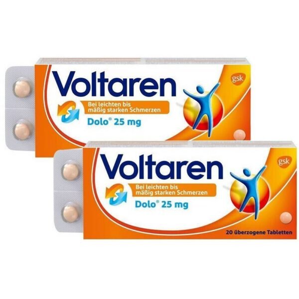 Voltaren Dolo relieves back pain, muscle pain, neck pain, joint pain, shoulder and back pain.