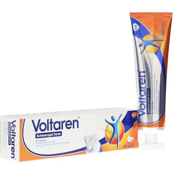 The pain-relieving gel Voltaren forte relieves acute joint pain caused by blunt trauma (eg, back and neck pain) for up to 12 hours.
