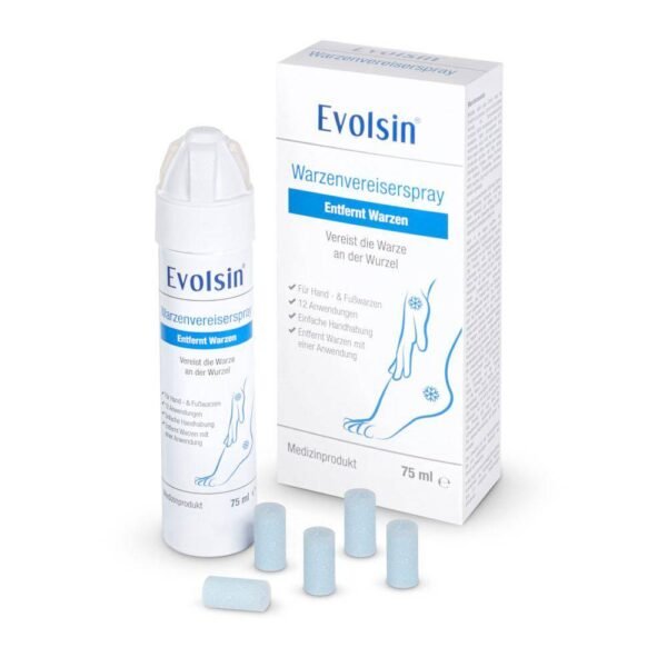 Evolsin wart spray is a medical preparation for removing common and plantar warts.