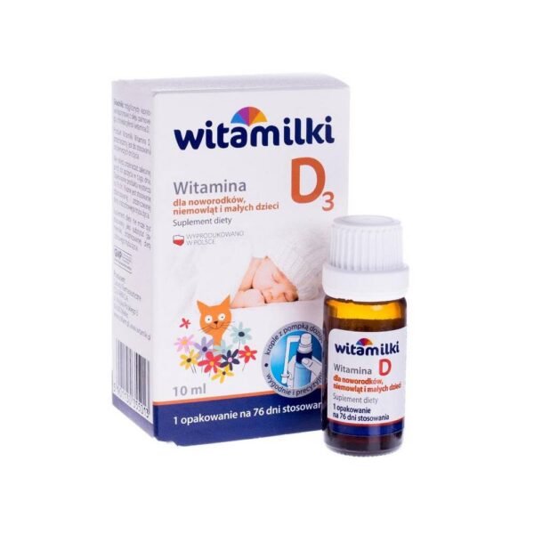 Wamilki Vitamin D3 is a dietary supplement that supports the proper functioning of the immune system.