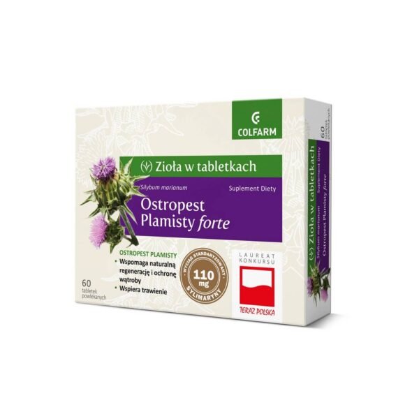 Colfarm Milk Thistle is a dietary supplement that supports the proper functioning of the liver and bile ducts.