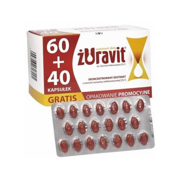 ZHURAVIT is a dietary supplement containing highly concentrated large cranberry extract (25:1), standardized for the content of proanthocyanidins (PAC).