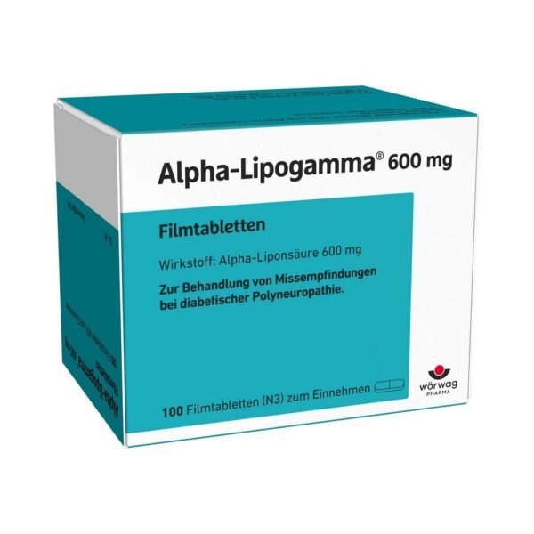 Active ingredient: alpha lipoic acid 600 mg.
