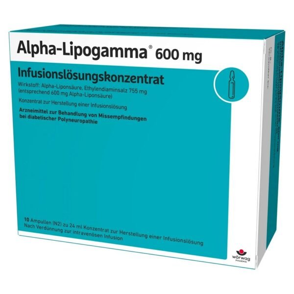 Alpha Lipogamma® 600 mg concentrate for solution for infusion