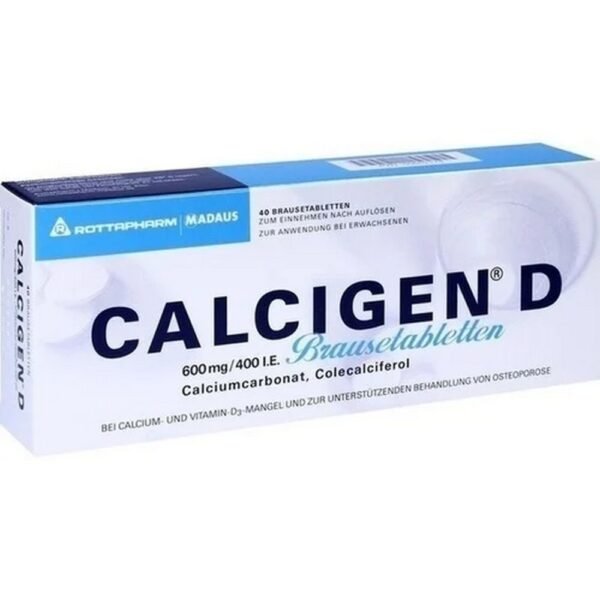 Calcigen ® D 600 mg / 400i.E. Breath tablets