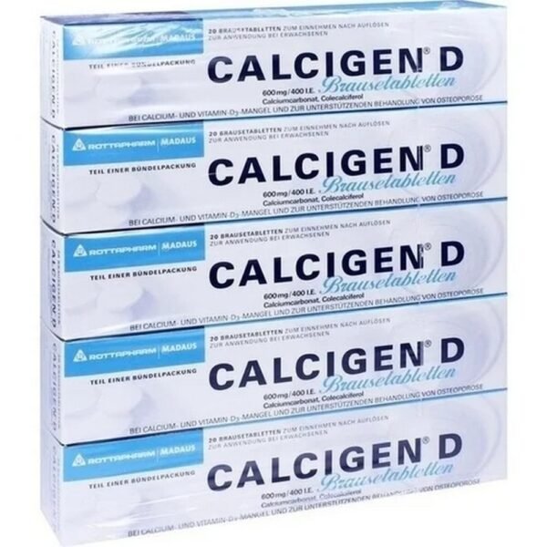 Calcigen ® D 600 mg / 400i.E. Breath tablets