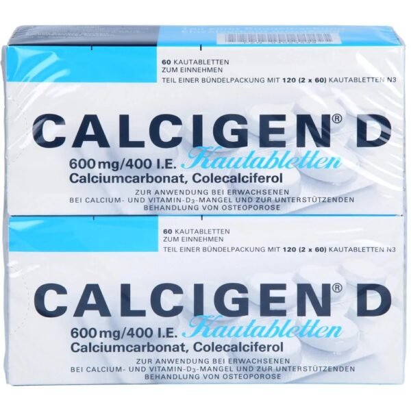 Calcigen ® D 600 mg / 400i.E. Breath tablets