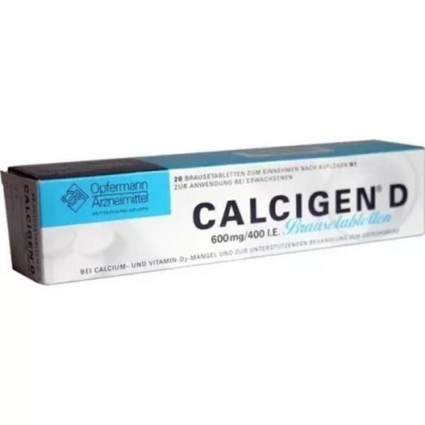 Calcigen ® D 600 mg / 400i.E. Breath tablets