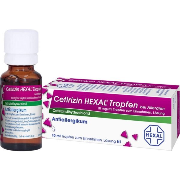 Cetirizin Hexal® drops in allergies, 10 mg/ml