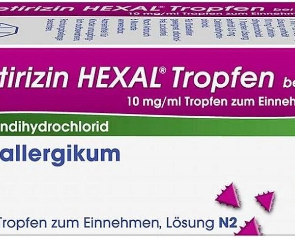 Cetirizin Hexal® drops in allergies, 10 mg/ml