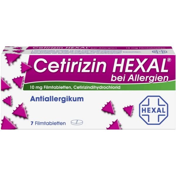 Cetirizin Hexal® for allergies, 10 mg film -coated tablets