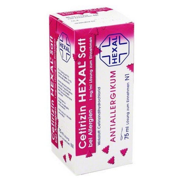 Cetirizin hexal® juice for allergies, 1 mg/ml solution to take: