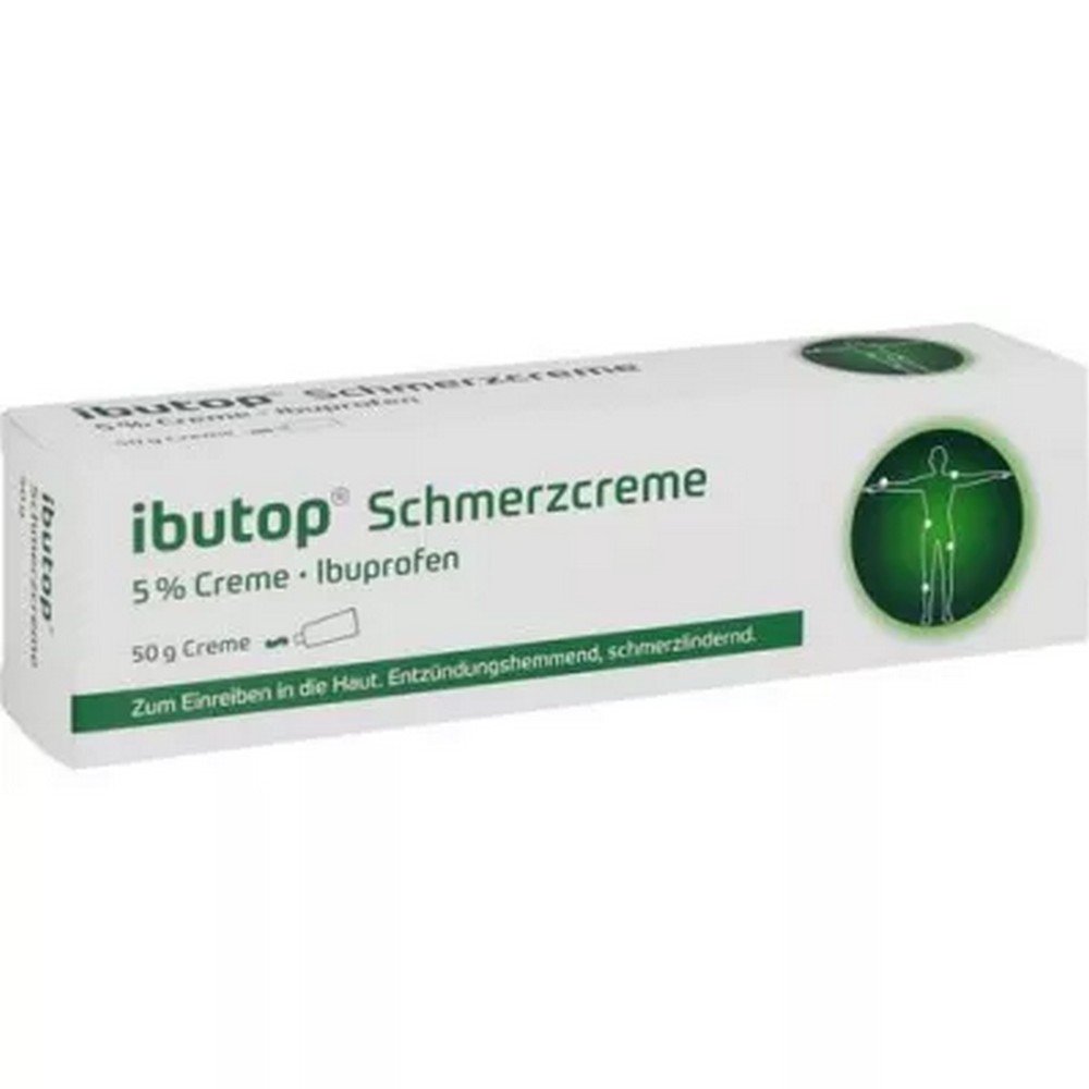 ibutop pain cream 50 g Крем от боли ibutop® Действующее вещество: ибупрофен.