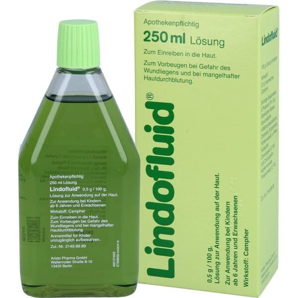 Lindofluid&Reg 0.5 g/100 g, solution for use on the skin.