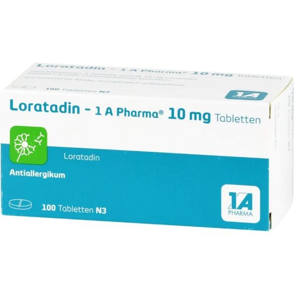 Loratadin - 1 A Pharma ® , 10 mg tablets