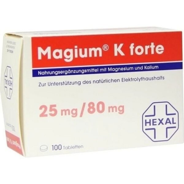 Dietary supplements with magnesium and potassium.