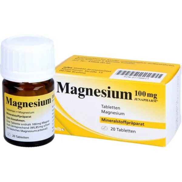 Magnesium 100 mg Jenapharm Tabl.&Reg