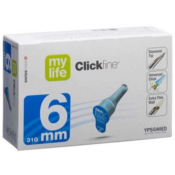 mylife clickfine cannula 6 mm