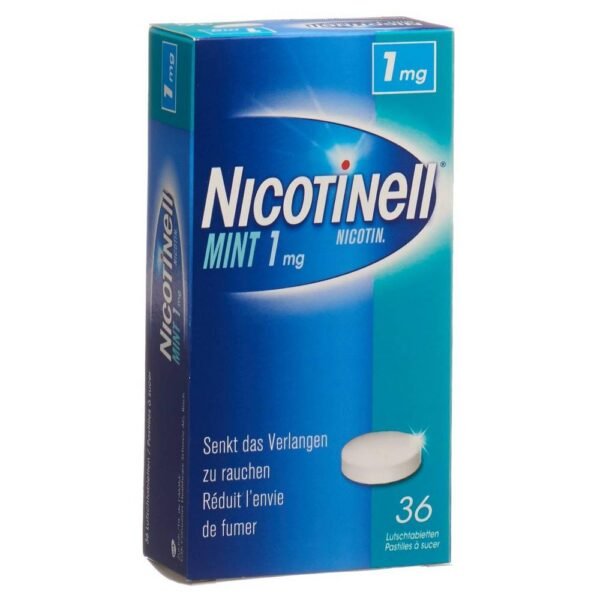 Nicotinell Mint tablets help to quit smoking, the drug alleviates withdrawal symptoms.