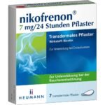 Nicofrenone is a nicotine-containing transdermal patch that helps people quit smoking.