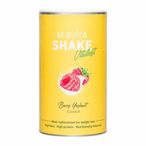 Vitalkost Plus Raspberry Yoghurt dietary protein shake with vitamins, minerals and a large amount of protein