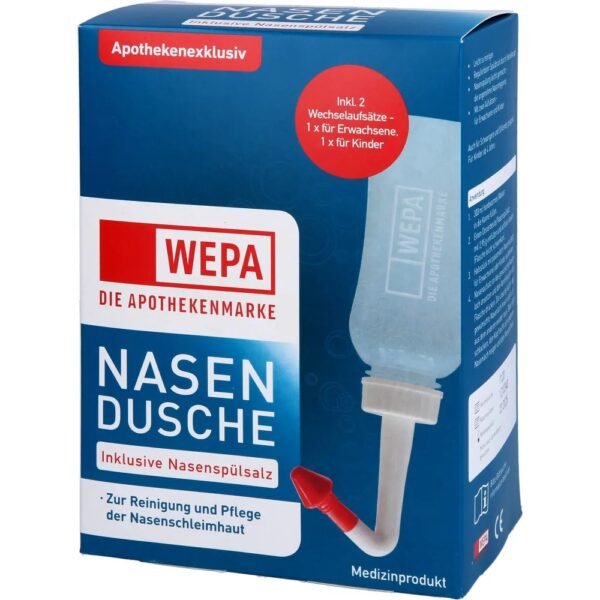WEPA nasal shower with 10 ptl. Nasal rinsing salt