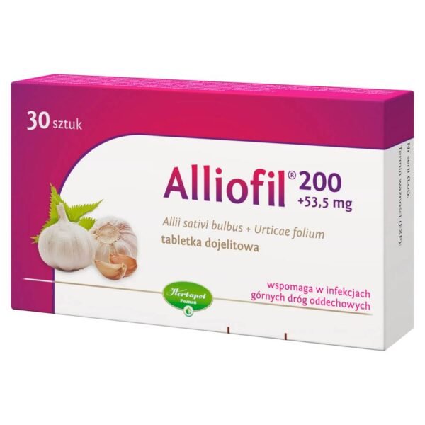 Alliophil is a herbal medicinal product for prophylactic and supportive use in mild upper respiratory tract infections (colds).