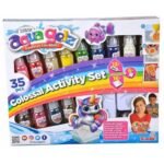 Sumérgete en la creatividad con el Set de actividades Colossal Aqua Gelz, que presenta una variedad de coloridas cuentas de gel para una diversión infinita. Perfecto para manualidades, este juego permite a los niños diseñar y crear formas y figuras de gel únicas, mejorando sus habilidades artísticas. Ideal para actividades grupales o juegos en solitario, es una forma atractiva de estimular la imaginación.