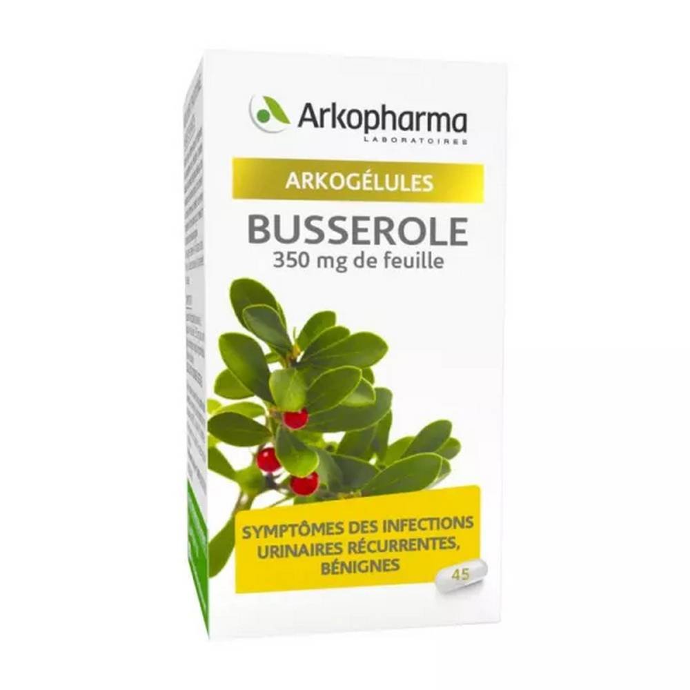 arkocaps bearberry 45 Symptômes des infections urinaires récurrentes et légères – Adultes