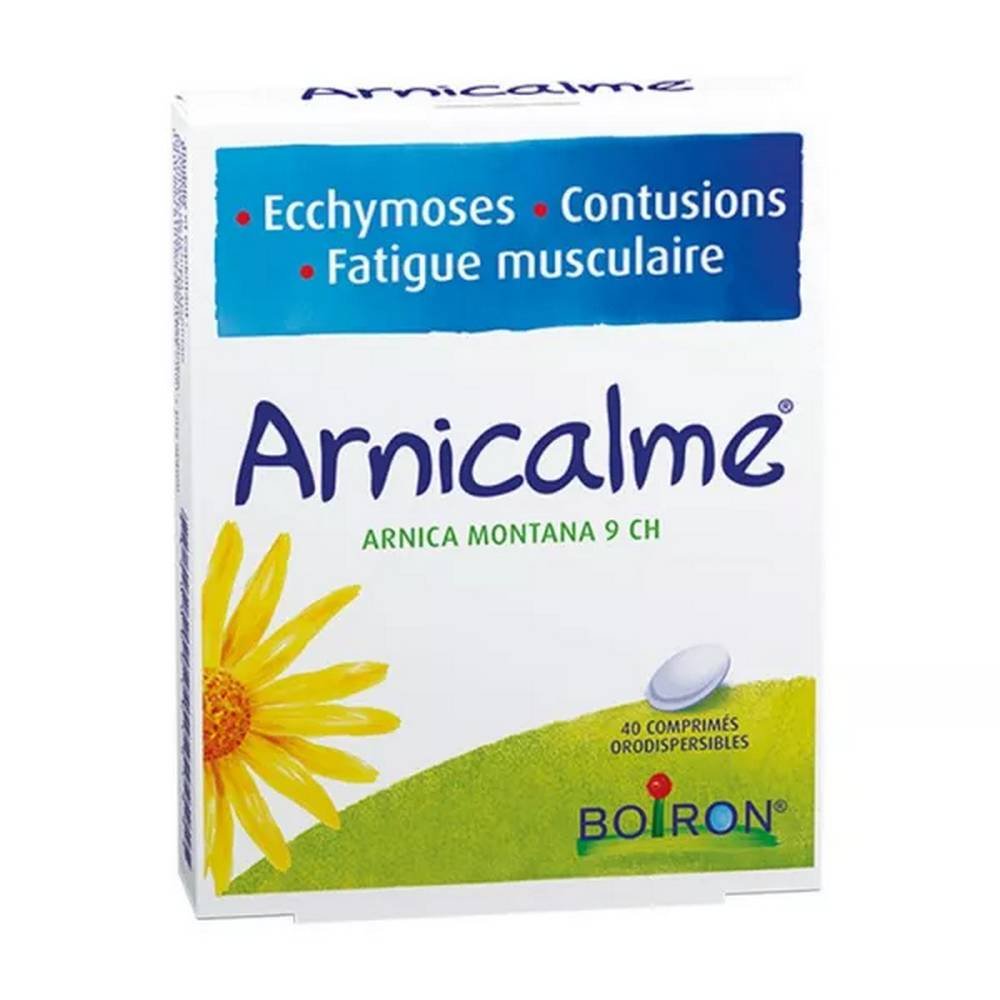 arnicalme 40 boiron Ecchymoses, contusions, fatigue musculaire - A partir de 18 mois
