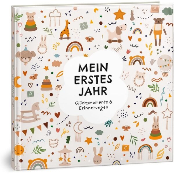 Memory Keeping: Designed to document and celebrate key milestones and moments in a baby's first year.