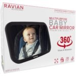 Baby Car Mirror for Back Seat provides a complete view of your child during the trip.