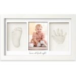 Baby Handprint and Footprint Maker Set, Plaster Casts, for Newborns – a kit designed to create plaster cast imprints of a newborn's hands and feet. Ideal for preserving precious memories, it is safe for babies and easy to use. Perfect for keepsakes and gifts.