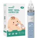 Gentle and Effective Mucus Removal: The aspirator is designed to safely remove mucus from a baby’s nose, making it easier for them to breathe, especially during colds or allergies. It is gentle on delicate nasal passages and offers non-invasive relief from congestion.