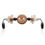 BabyBjörn Baby Bouncer Toy Happy Eyes Black & White с мягкими игрушками для веселого и безопасного времяпрепровождения вашего малыша.