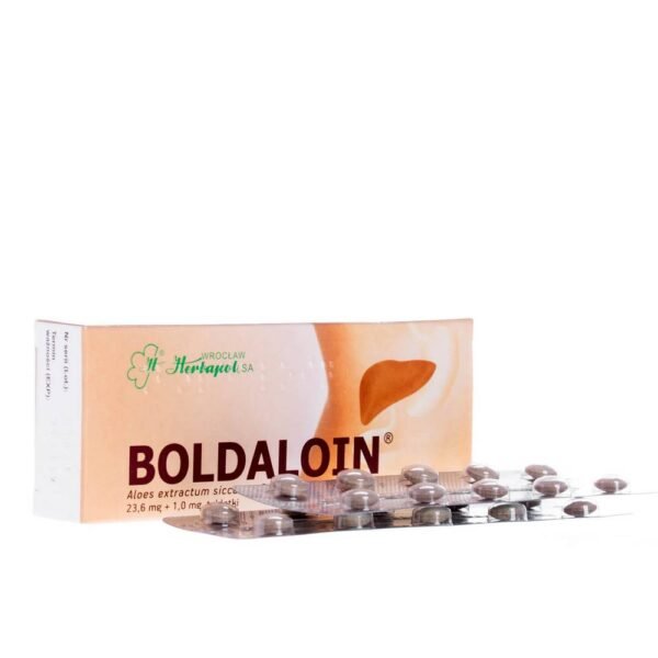 Boldaloin is a drug that supports the secretion of bile and gastric juice and regulates the frequency of bowel movements.