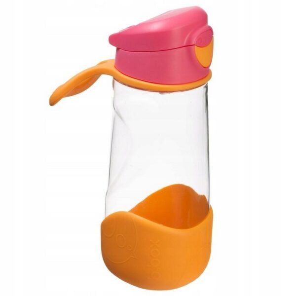 The B.Box BB00606 Bottle, 450 ml in orange, is a practical bottle designed for toddlers, featuring a leak-proof straw and ergonomic design for easy grip. It’s ideal for on-the-go hydration, with a unique weighted straw allowing kids to drink at various angles, even when tilted.