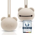 The CAJA Silicone Dummy Box is designed for safely storing pacifiers. Made from durable, BPA-free silicone, it features a secure lid to keep dummies clean and hygienic. The lightweight and portable design makes it convenient for on-the-go parents.