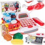 Esta caja registradora interactiva está diseñada para que los niños jueguen experiencias de compra, con una calculadora incorporada para practicar matemáticas divertidas. Fomenta el juego imaginativo y ayuda a desarrollar habilidades aritméticas básicas. Ideal para involucrar a los niños en escenarios de juego educativo y social.