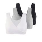 Comfortable Fit: Designed with soft, stretchy fabric for all-day comfort during pregnancy and nursing.