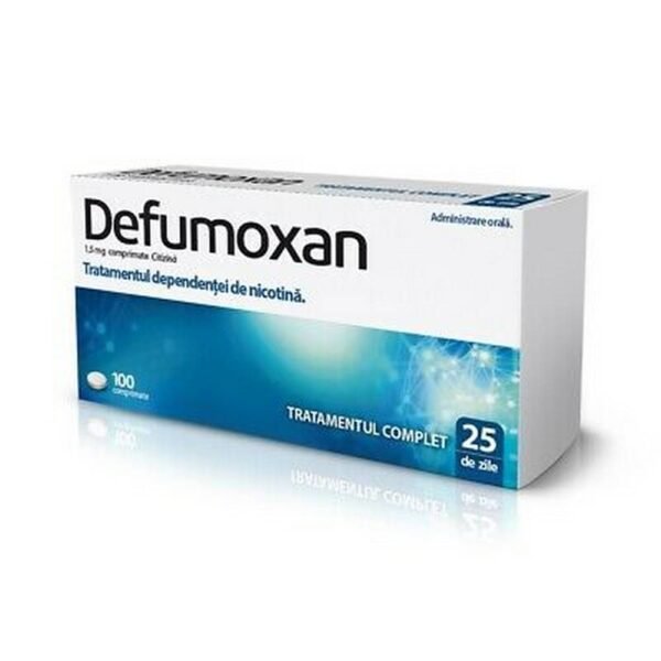 Defumoxane is a medicine to stop smoking and reduce nicotine cravings.