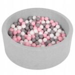 Una zona de juegos divertida y segura para los niños, con una piscina de lados blandos llena de 200 bolas de colores. Perfecto para desarrollar habilidades motoras y fomentar el juego activo. Fácil de configurar y adecuado para uso en interiores o exteriores.